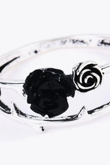 Rose Zinc Alloy Ring Rings - Tophatter Daily Deals