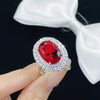 Silver-Plated Zircon Ring Rings - Tophatter Daily Deals