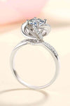 1 Carat Moissanite 925 Sterling Silver Ring Moissanite - Tophatter Daily Deals