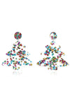 Christmas Tree Acrylic Earrings Multi Style B One Size Earrings - Tophatter Daily Deals