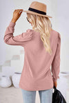 Square Neck Puff Sleeve Blouse Blouses - Tophatter Daily Deals