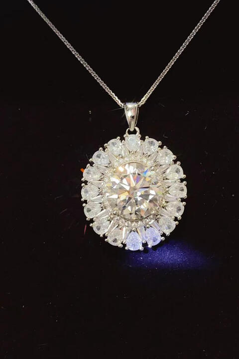 5 Carat Moissanite 925 Sterling Silver Necklace - Shop Tophatter Deals, Electronics, Fashion, Jewelry, Health, Beauty, Home Decor, Free Shipping