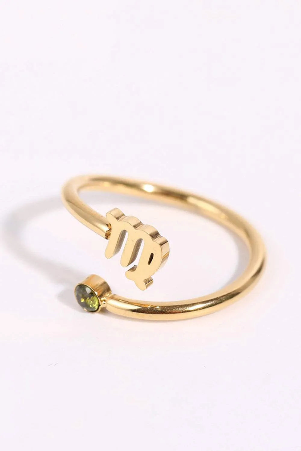 Constellation Stainless Steel Bypass Ring Virgo One Size Rings - Tophatter Daily Deals