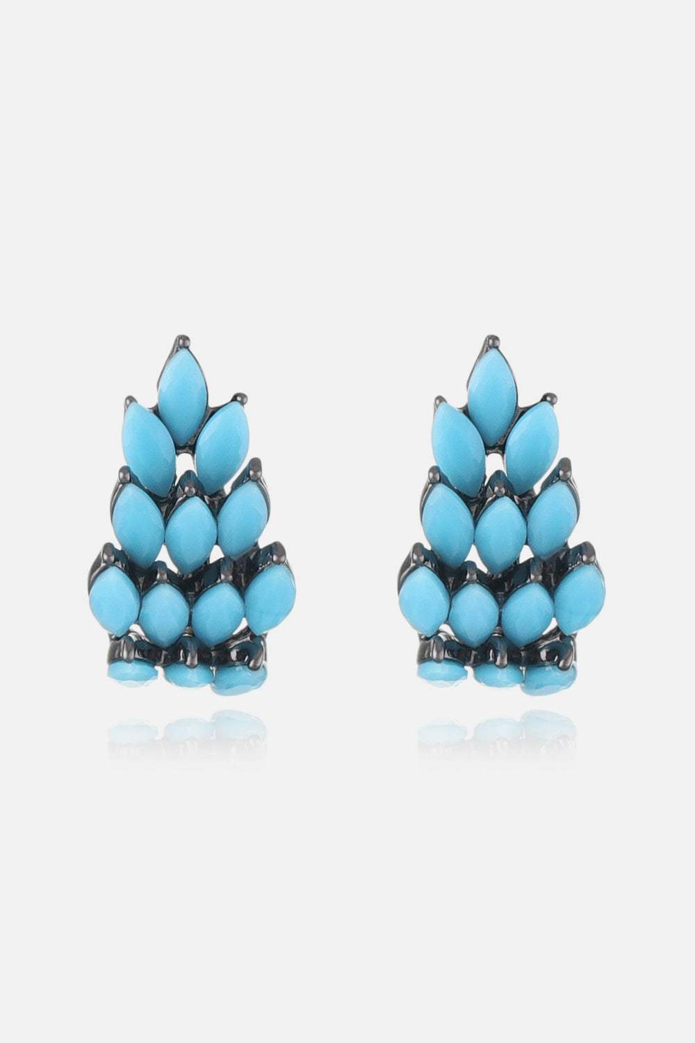 Turquoise Stud Earrings Style E One Size Earrings - Tophatter Daily Deals