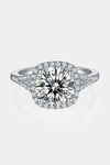 3 Carat Moissanite Halo Ring Moissanite - Tophatter Daily Deals