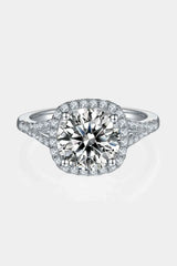 3 Carat Moissanite Halo Ring Moissanite - Tophatter Daily Deals