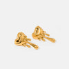 Heart Shape 18K Gold-Plated Earrings Earrings - Tophatter Daily Deals