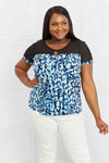 Sew In Love Feeling Sassy Full Size Mesh Detail Top Blouses - Tophatter Daily Deals