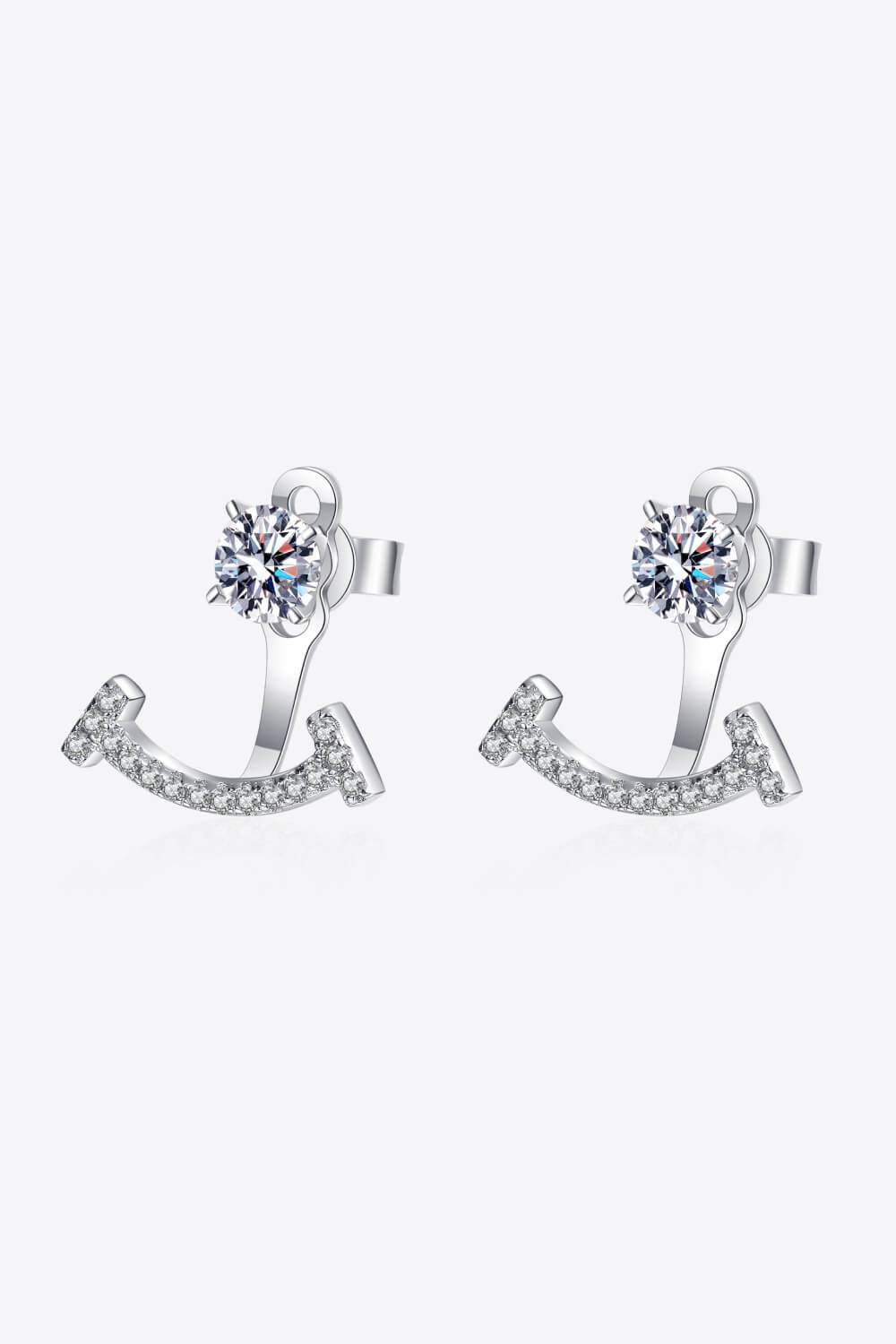 Two Ways To Wear Moissanite Earrings Moissanite - Tophatter Daily Deals