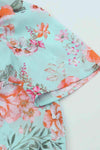 Summer Lover Floral Puff Sleeve Round Neck Blouse Blouses - Tophatter Daily Deals