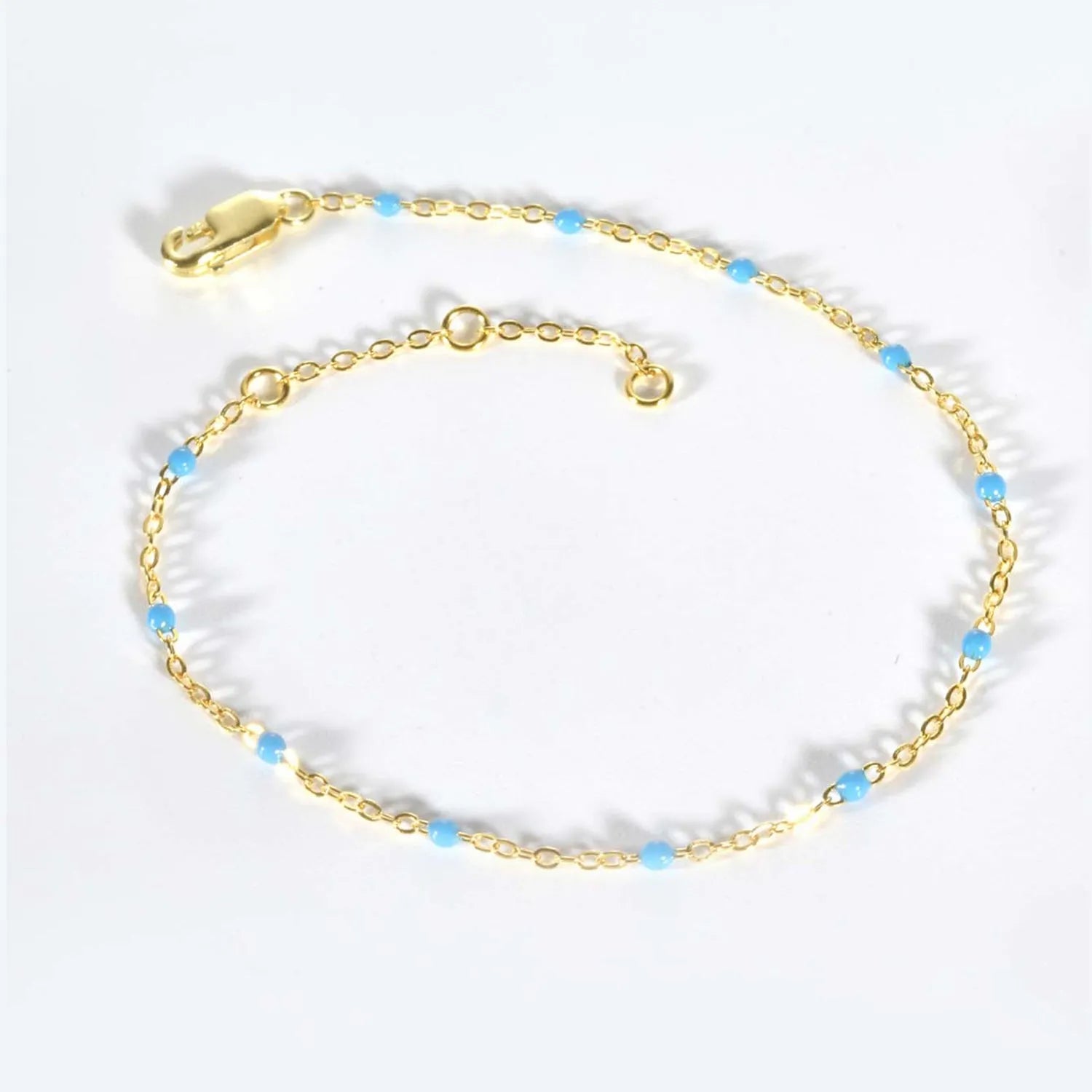 Bead 925 Sterling Silver Bracelet Bracelets - Tophatter Daily Deals