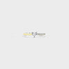 Heart Shape Inlaid Zircon Enamel Ring Butter Yellow Rings - Tophatter Daily Deals