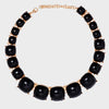 Alloy & Rhinestone Necklace Black One Size Necklaces - Tophatter Daily Deals