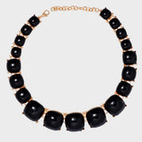 Alloy & Rhinestone Necklace Black One Size Necklaces - Tophatter Daily Deals