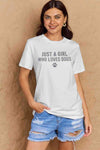 Simply Love Full Size Dog Paw Graphic Cotton T-Shirt Women's T-Shirts - Tophatter Daily Deals