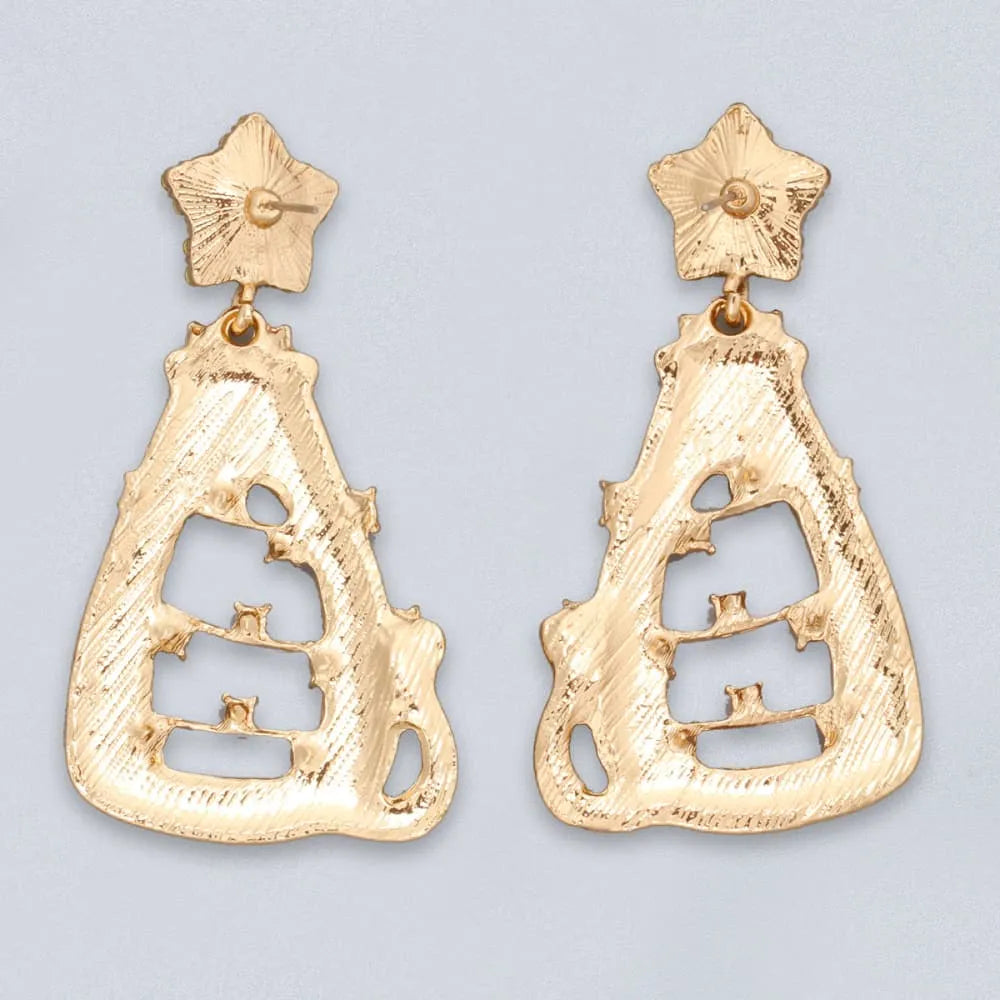 Rhinestone Alloy Cat Earrings Earrings - Tophatter Daily Deals