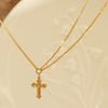 Cross Pendant Titanium Steel Necklace Necklaces - Tophatter Daily Deals