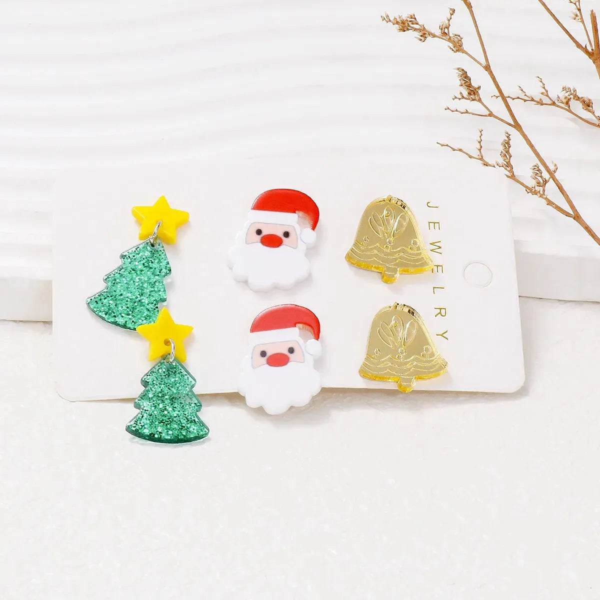 Christmas Alloy Earrings 57420 One Size Earrings - Tophatter Daily Deals