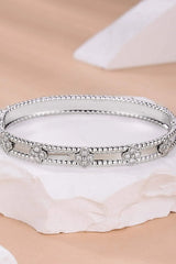 Moissanite 925 Sterling Silver Bracelet Moissanite - Tophatter Daily Deals