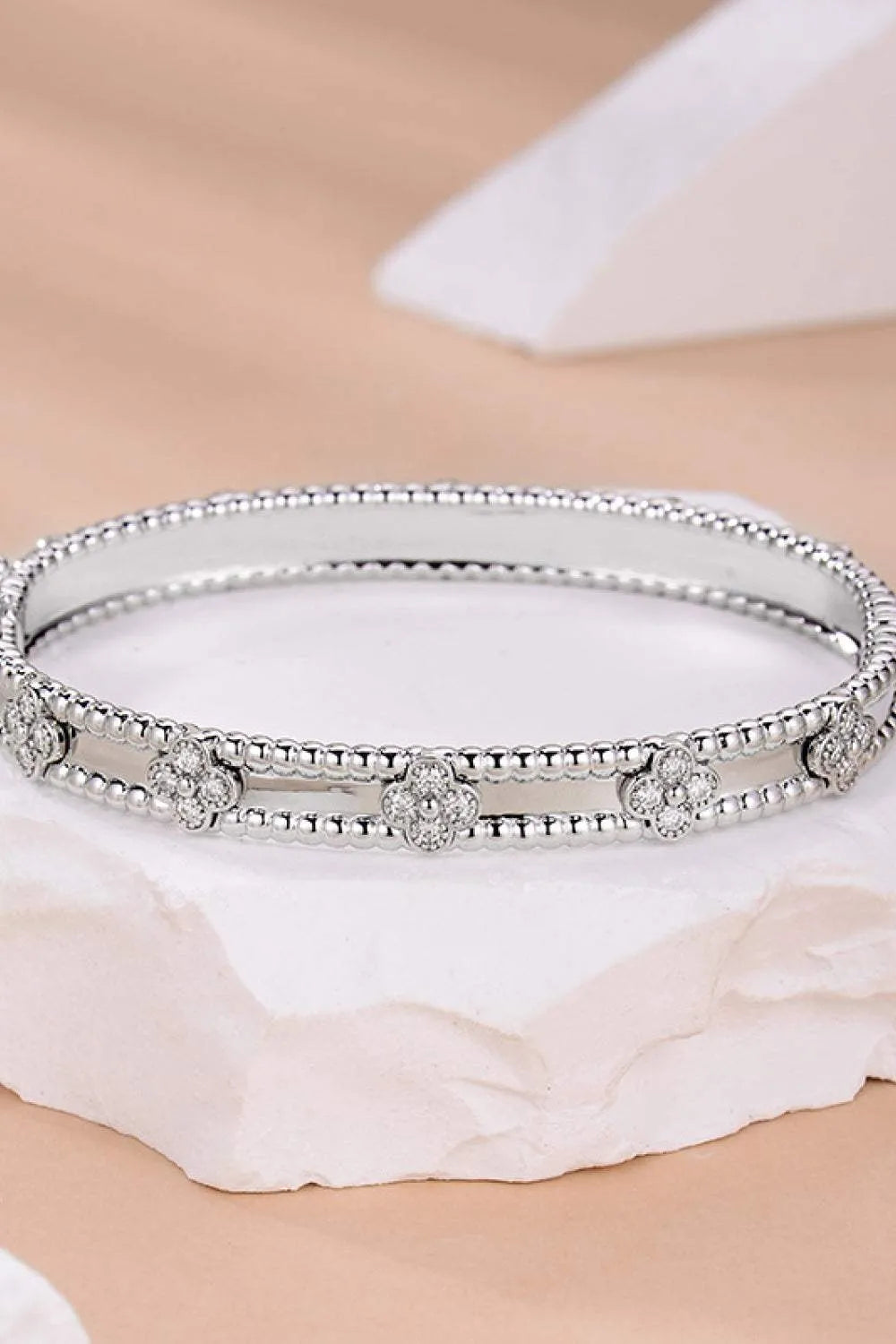 Moissanite 925 Sterling Silver Bracelet Moissanite - Tophatter Daily Deals
