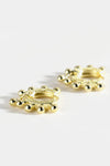 925 Sterling Silver Huggie Earrings Earrings - Tophatter Daily Deals