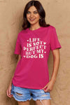 Simply Love Full Size Dog Slogan Graphic Cotton T-Shirt Women's T-Shirts - Tophatter Daily Deals