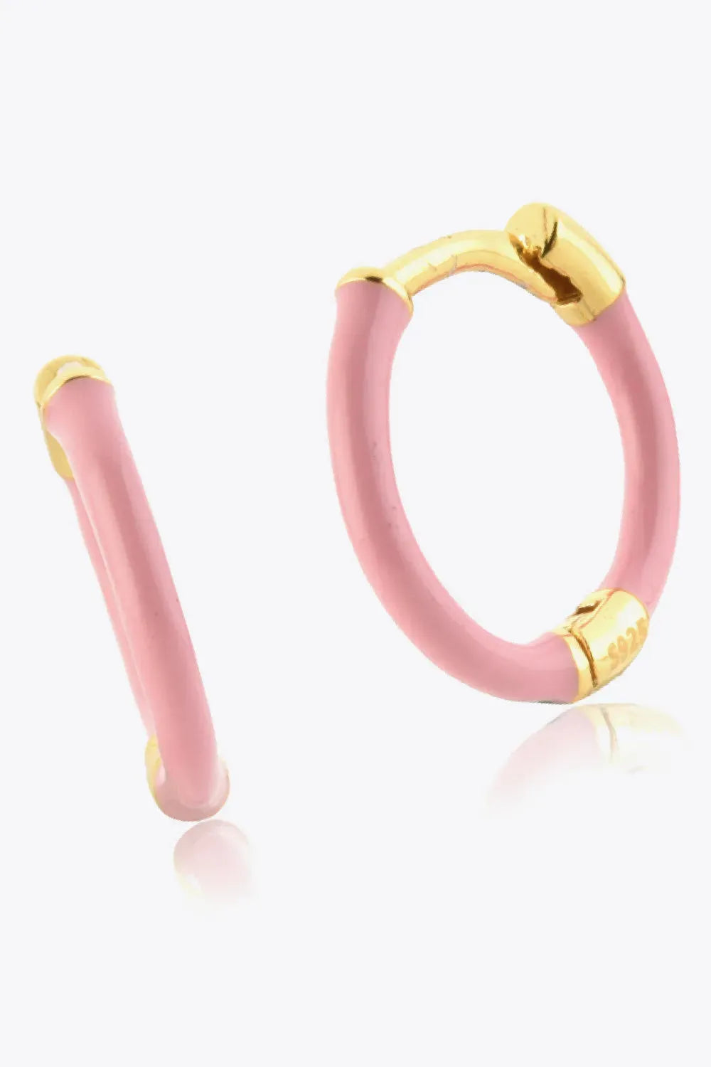 925 Sterling Silver Huggie Earrings Earrings - Tophatter Daily Deals