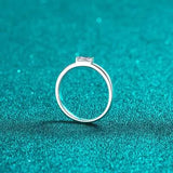Moissanite 925 Sterling Silver Ring Moissanite - Tophatter Daily Deals