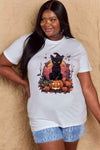 Simply Love Full Size Halloween Theme Graphic T-Shirt Women's T-Shirts - Tophatter Daily Deals