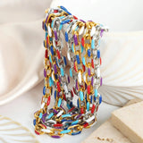 Titanium Steel Oil Drip Chain Bracelet Bracelets - Tophatter Daily Deals