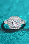 So Much Shine 2 Carat Moissanite Sterling Silver Ring Moissanite - Tophatter Daily Deals