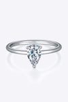 1 Carat Moissanite 925 Sterling Silver Solitaire Ring Rings - Tophatter Daily Deals