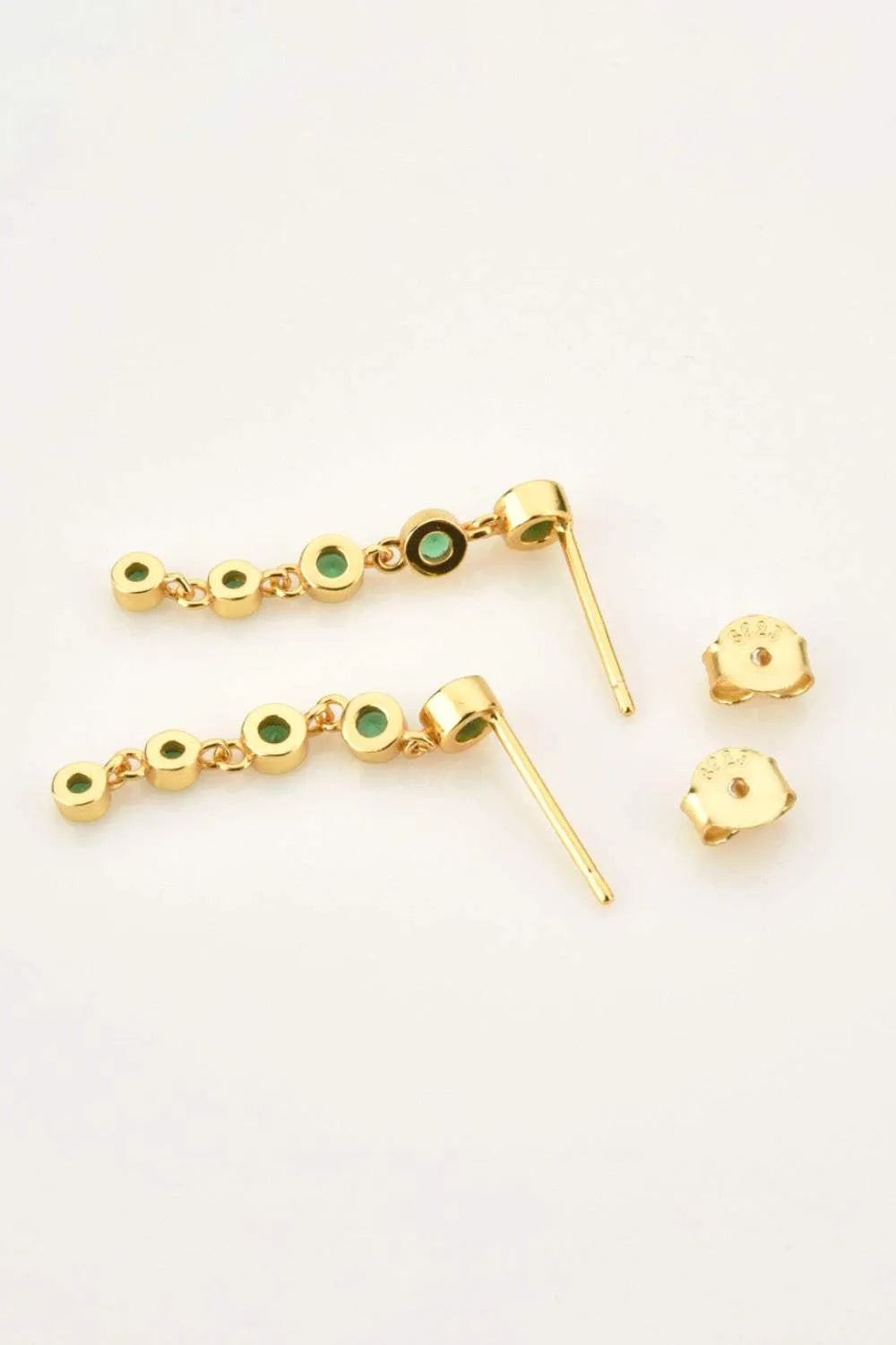 Inlaid Zircon 925 Sterling Silver Earrings Earrings - Tophatter Daily Deals