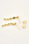Inlaid Zircon 925 Sterling Silver Earrings Earrings - Tophatter Daily Deals