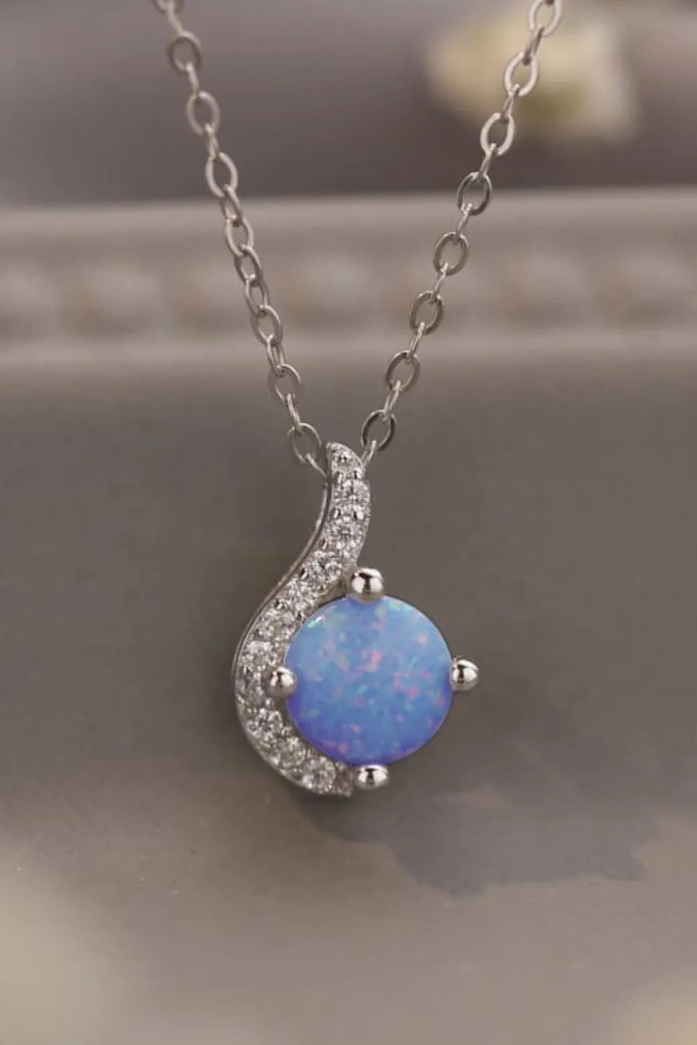 Sweet Beginnings Opal Pendant Necklace Opal - Tophatter Daily Deals