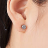 Artificial Gemstone Copper Stud Earrings Earrings - Tophatter Daily Deals