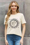 Simply Love Simply Love Sun and Star Graphic Cotton Tee Women's T-Shirts - Tophatter Daily Deals