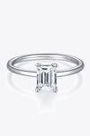 1 Carat Moissanite 925 Sterling Silver Solitaire Ring Rings - Tophatter Daily Deals