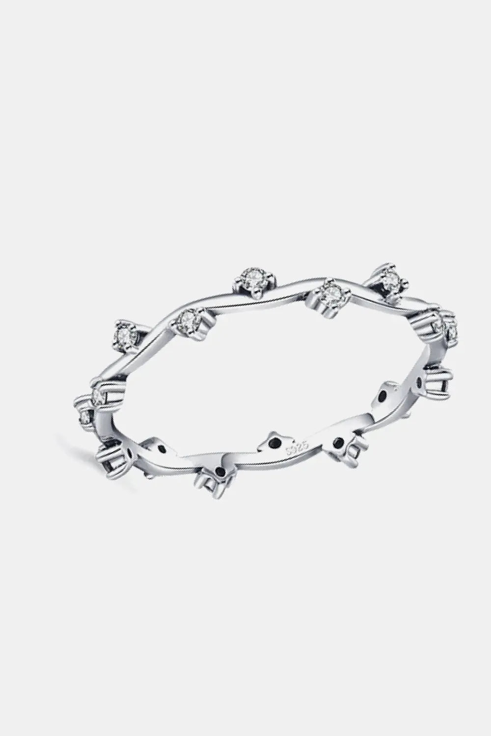 Multicolor 925 Sterling Silver Zircon Ring Rings - Tophatter Daily Deals