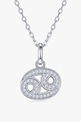 Moissanite Constellation Pendant Necklace Cancer One Size Moissanite - Tophatter Daily Deals