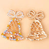 Rhinestone Alloy Christmas Bell Earrings Earrings - Tophatter Daily Deals