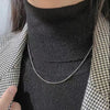 Platinum-Plated Copper Necklace Necklaces - Tophatter Daily Deals