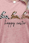 HOPPY EASTER Bunny Graphic Tee Shirt Women's T-Shirts - Tophatter Daily Deals