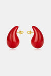 Big Size Water Drop Brass Earrings Earrings - Tophatter Daily Deals