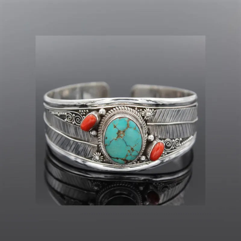 Turquoise Open Bracelet Bracelets - Tophatter Daily Deals