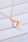 18K Gold-Plated Moonstone Pendant Necklace Moonstone - Tophatter Daily Deals