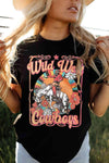 WILD WEST COWBOYS Graphic Tee Shirt - Tophatter Daily Deals