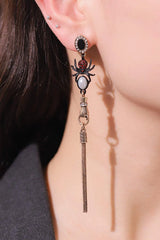 18K Gold-Plated Spider Drop Earrings Spider One Size Earrings - Tophatter Daily Deals