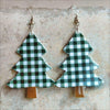 Christmas Themed Acrylic Dangle Earrings Style F One Size Earrings - Tophatter Daily Deals