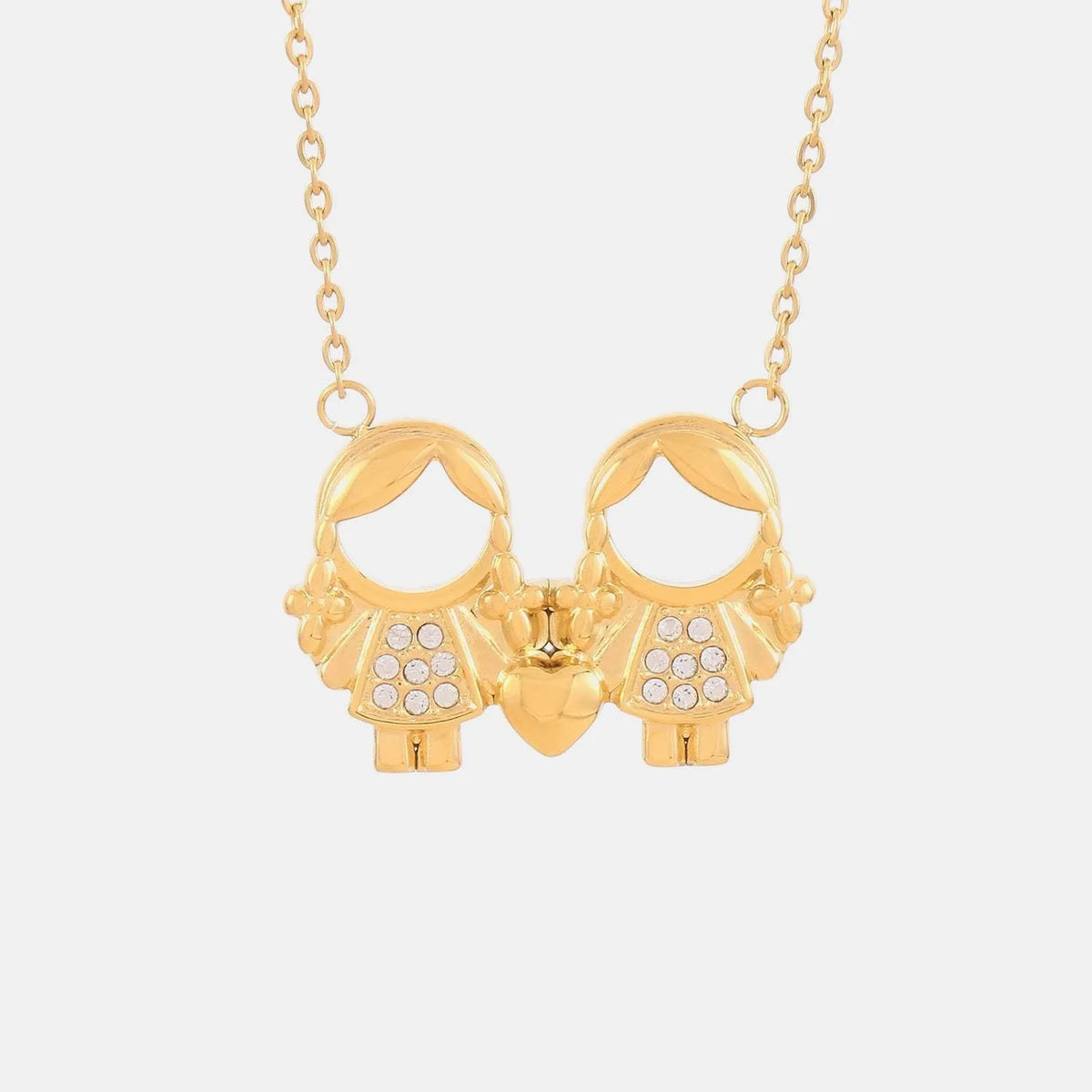 Pendant Rhinestone Stainless Steel Necklace Necklaces - Tophatter Daily Deals